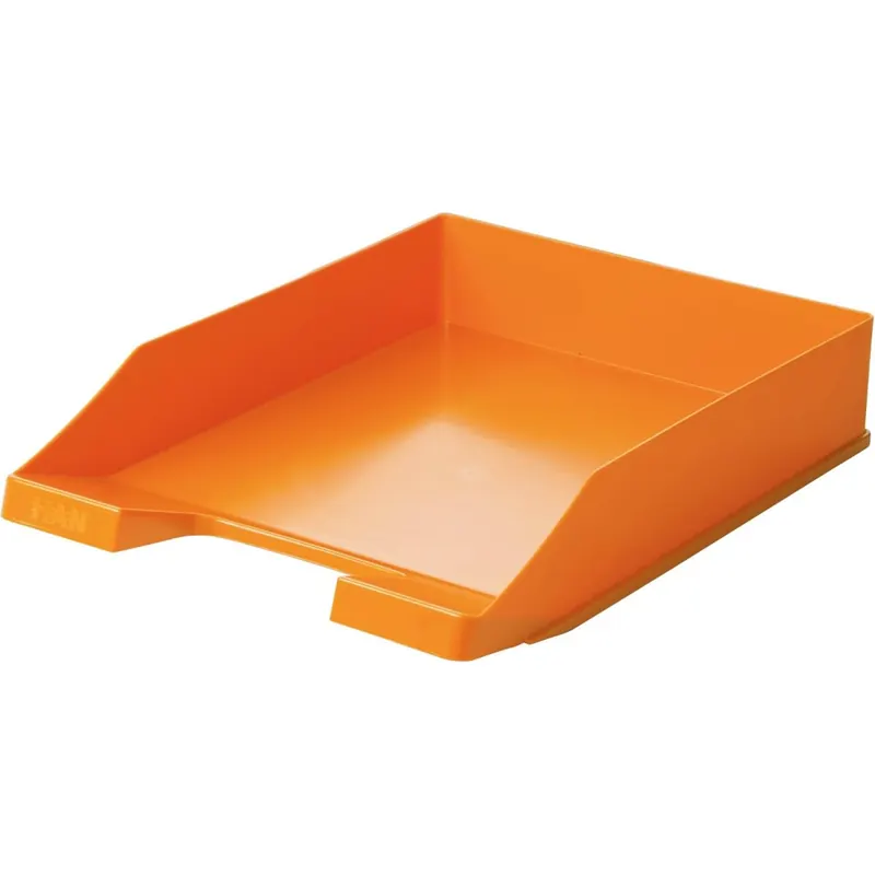 HAN Briefablage KLASSIK, 1 STÜCK Schreibtisch Organizer, Bürobedarf, Ablagefächer, Büromaterial, Briefkorb, Dokumentenablage, bis Format A4/C4, 1027-X-51, orange
