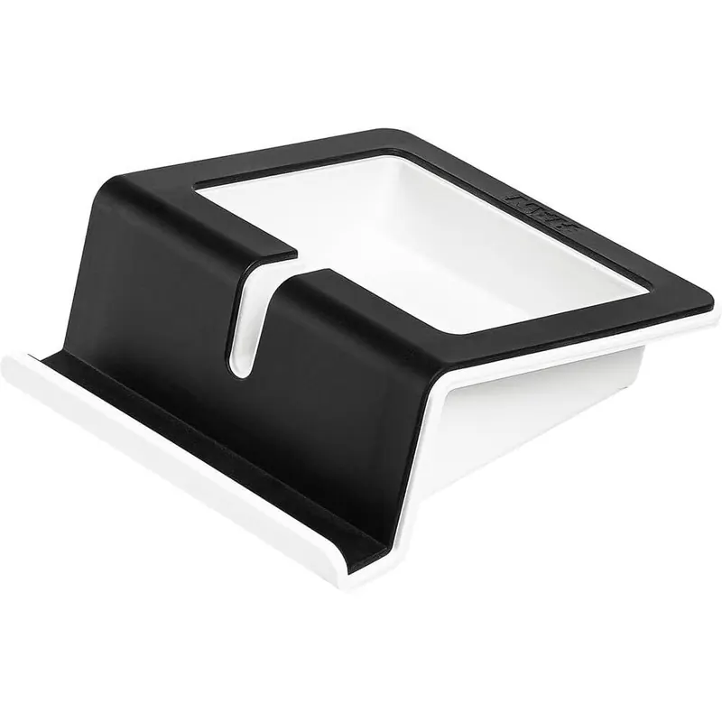 HAN Tablet Stand UP - Tabletständer, Halterung für Tablet mit Soft-Grip Oberfläche, Kabelhalterung und Innenschale, 92100-13, schwarz-weiß
