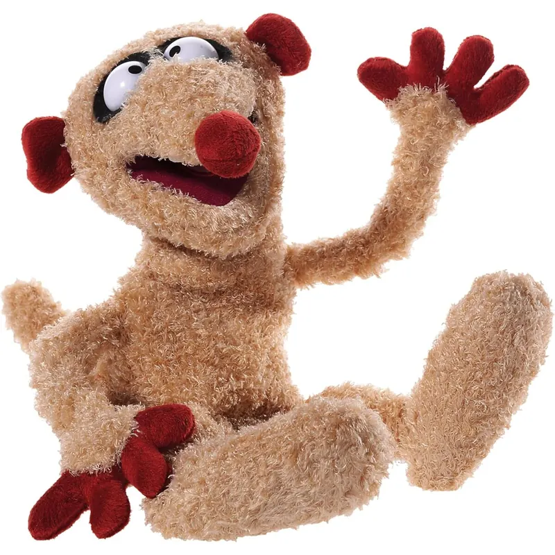 Handpuppe Jan&Henry Henry rot/braun, Heunec