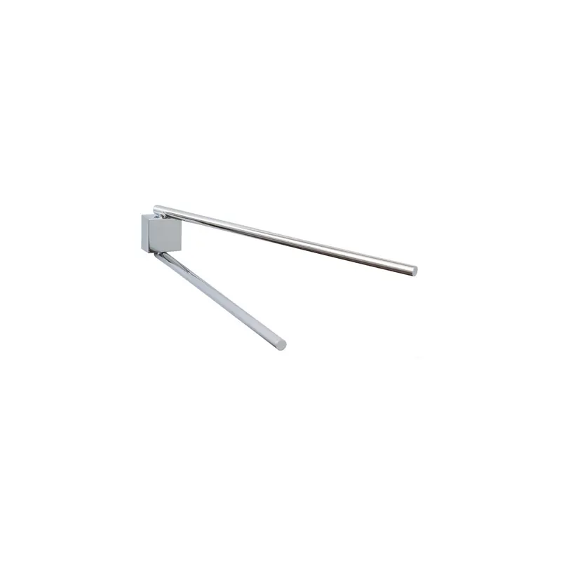 Handtuchhalter tesa EKKRO 40234 - 430 x 90 x 50 mm chrom zweiarmig schwenkbar Metall