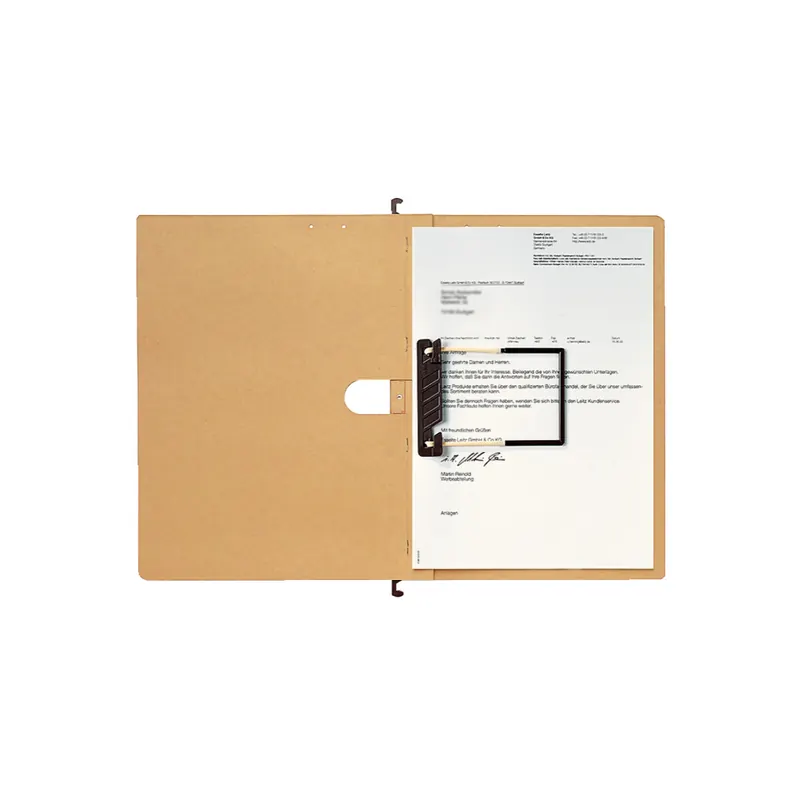 Hängehefter Leitz Alpha 1989 - A4 268 x 348 mm natronbraun Schlauchheftung Natronkarton 250 g/m² Pckg/25