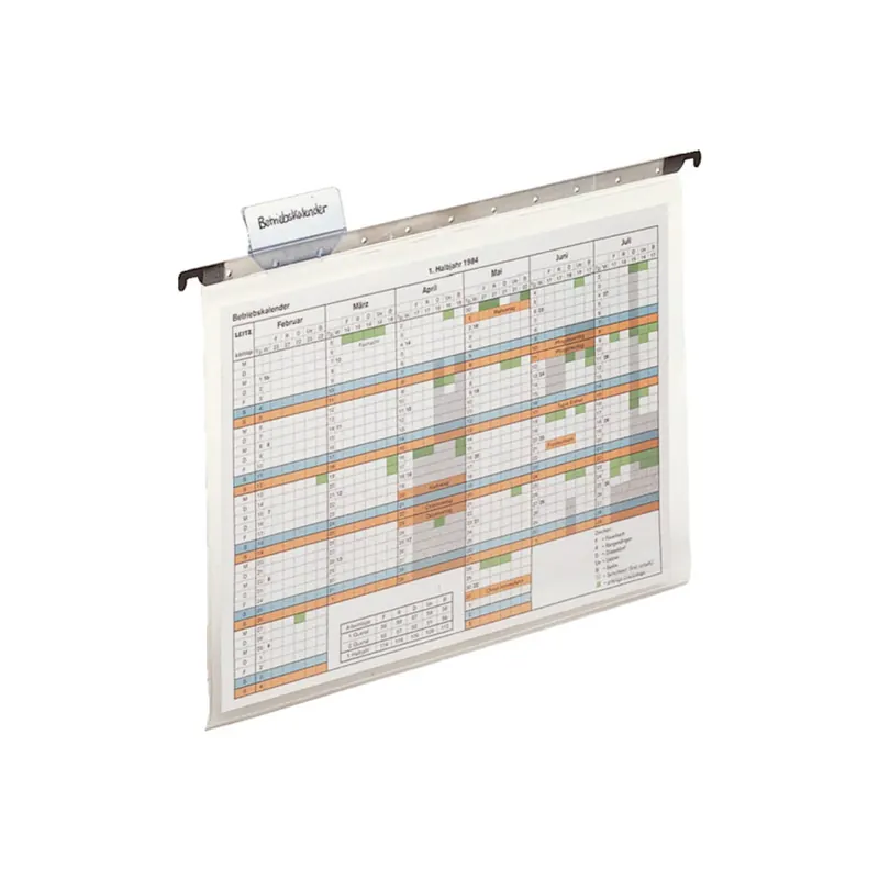 Hängetasche Leitz Alpha 1929 - A4 264 x 348 mm transparent PVC Pckg/25