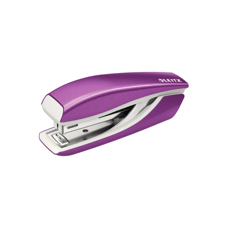 Heftgerät Leitz NeXXt WOW Mini 5528 - violett metallic 10 Blatt Oberlademechanik HK No10 Metall/Kunststoff