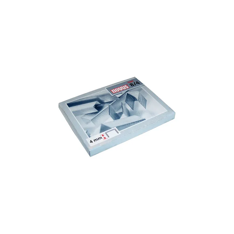 Heftklammer Novus 040-0130 - 8/4 15 Blatt Stahl, verzinkt Pckg/1000