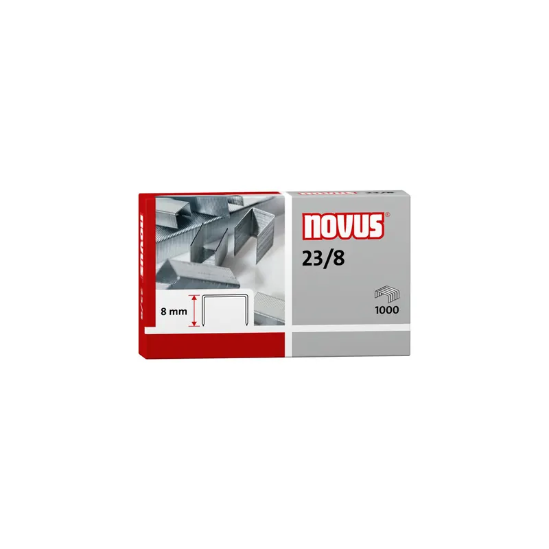 Heftklammer Novus 042-0040 - 23/8 50 Blatt Stahl, verzinkt Pckg/1000