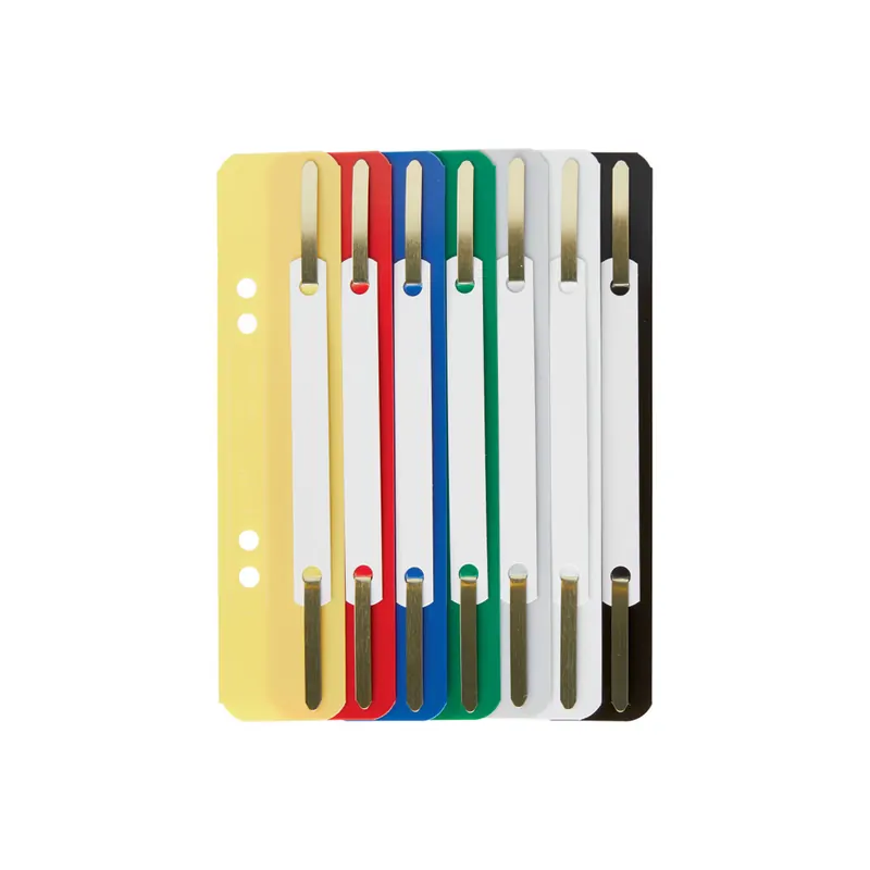Heftstreifen Leitz 3710 - 35 x 158 mm farbig sortiert kurz 6 + 8 cm ungeöst PP Pckg/250