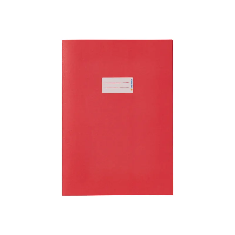 Heftumschlag Herma 5532 - A4 210 x 297 mm dunkelrot mit Beschriftungsetikett Recyclingpapier