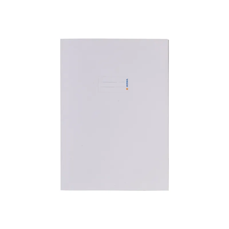 Heftumschlag Herma 7044 - A4 210 x 297 mm weiß mit Beschriftungsetikett Recyclingpapier