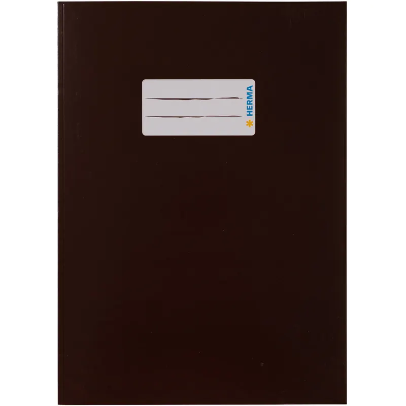 Heftumschlag Herma Premiumkarton 19768 - A5 148 x 210 mm braun mit Beschriftungsetikett Karton