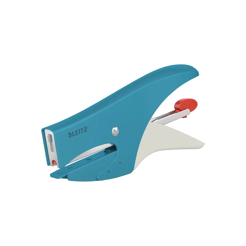Heftzange Leitz Cosy 5645 - blau 15 Blatt Hinterlademechanik HK No10 Metall
