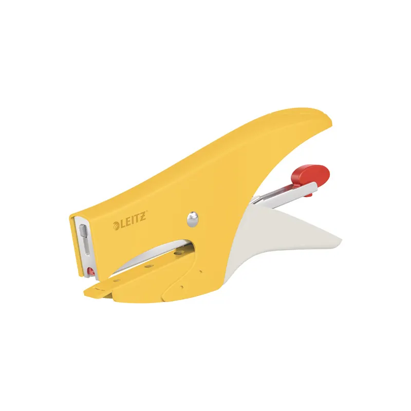 Heftzange Leitz Cosy 5645 - gelb 15 Blatt Hinterlademechanik HK No10 Metall