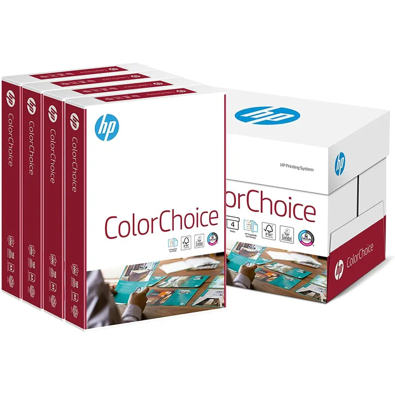 Hewlett-Packard CHP 755 Color-Choice Drucker-/Laserpapier 200g DIN-A4, 1.000 Blatt, weiß, extraglatt, 4 Pack = 1 Karton