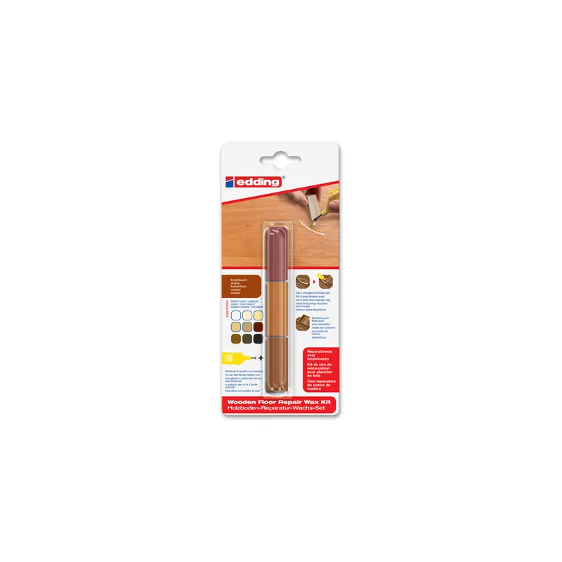 Holzbodenreparaturwachs edding 8902 - Kirschbaum mischbar 3er-Set