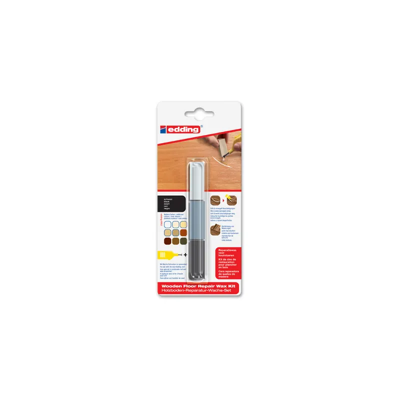 Holzbodenreparaturwachs edding 8902 - schwarz mischbar 3er-Set