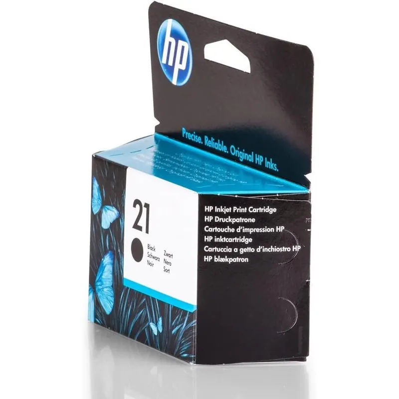 HP 21 Black Original Ink Cartridge, C9351AE