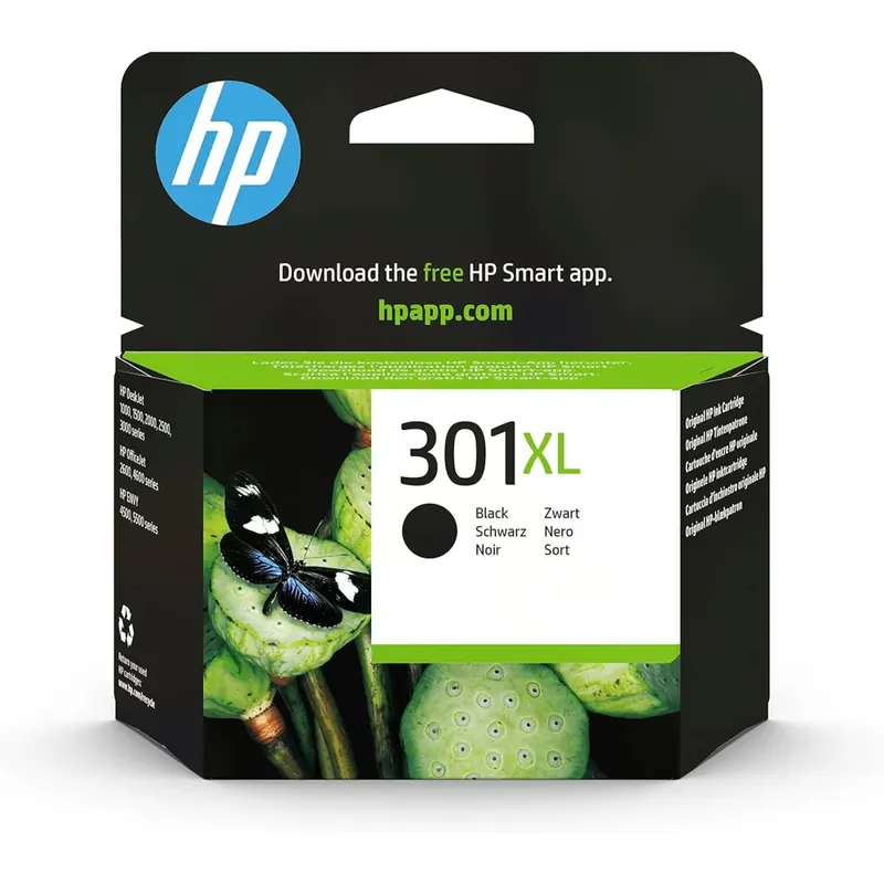 HP 301XL (CH563EE) Original Druckerpatrone Schwarz für HP DeskJet 10xx, 15xx, 20xx, 25xx, 30xx, HP Envy 45xx, 55xx, HP OfficeJet 26xx, 46xx