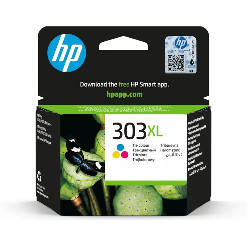 HP 303XL (T6N03AE) Original Druckerpatrone Farbe mit hoher Reichweite für HP ENVY 6200, 7100, 7134, 7220e, 7221e, 7224e, 7800, 7900e HP Tango Printer, Tricolor