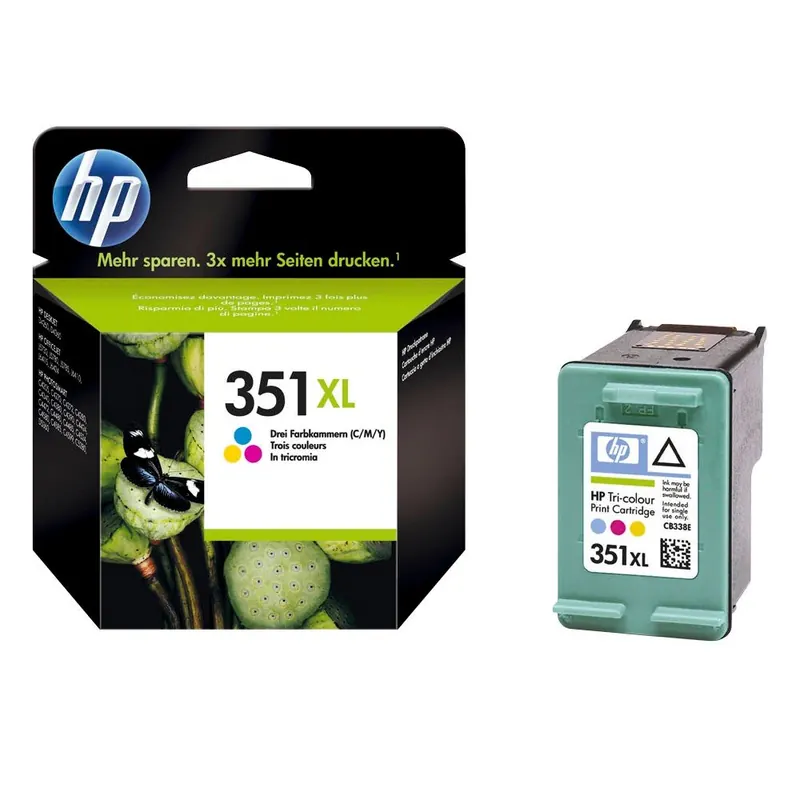 HP 351XL (CB338EE) color Tintenpatrone MHD FEB 2012