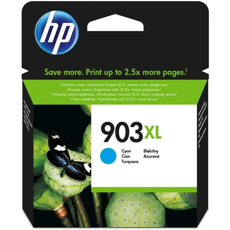 HP 903XL Cyan Original Druckerpatrone mit hoher Reichweite für HP Officejet 6950; HP Officejet Pro 6960, 6970