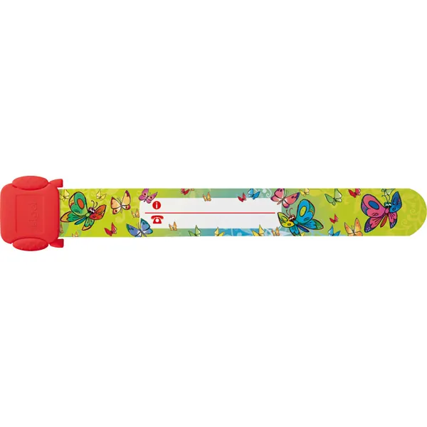 ID-Sicherheitsband sigel Kids ID003 - Girls Schmetterling wiederverwendbar