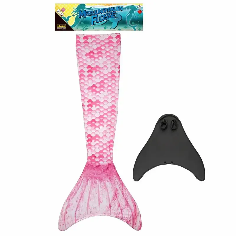 Idena Meerjungfrauenflosse inkl. Monoflosse pink Größe M/L