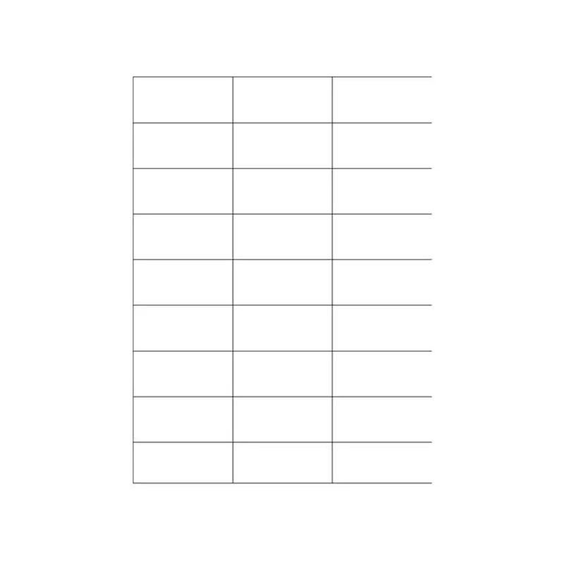 Igepa Etiketten 70,0 x 32,0 mm 100 Blatt in weiß