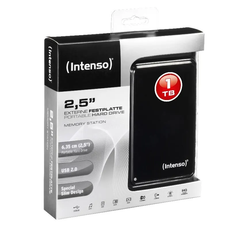 Intenso 2.5 HDD Drive 1TB USB2.0 black