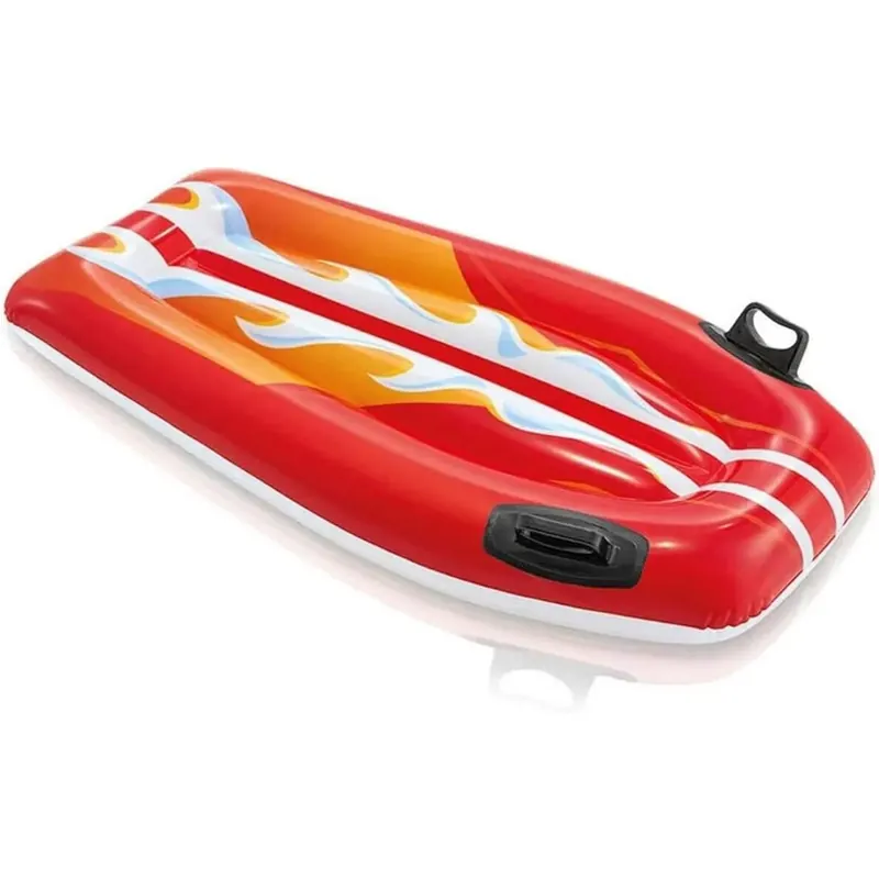 Intex 58165EU - Aufblasbare Luftmatratze Schwimmbrett Rider Assortiert, Vinyl, Mehrfarbig, 112x62 cm