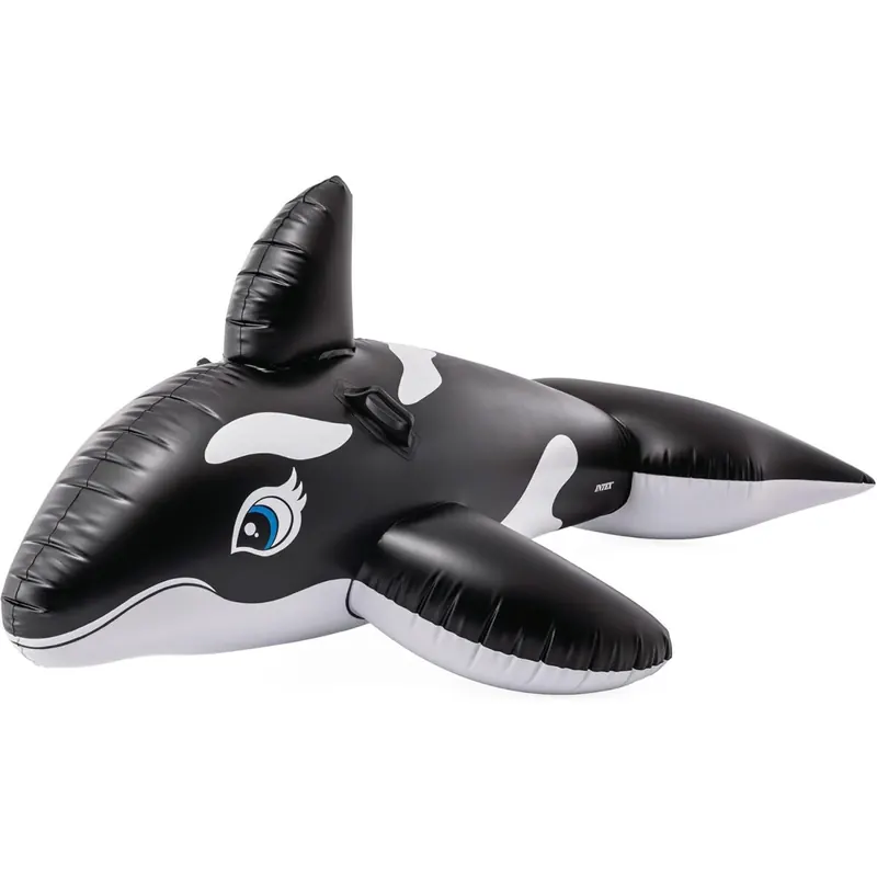 Intex 58561NP - Aufblasbares Reittier Orca, Vinyl, Mehrfarbig, 193x119 cm