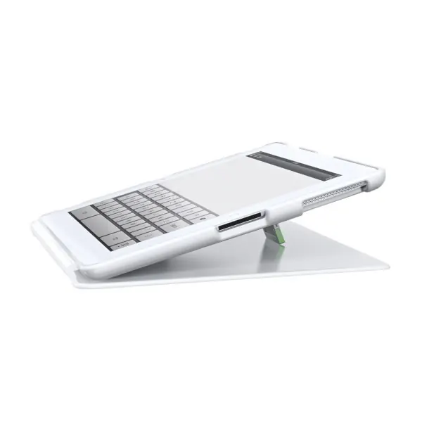 iPadhartschale Leitz Complete 6252 - 189 x 13 x 245 mm weiß mit Standfuß und Frontklappe