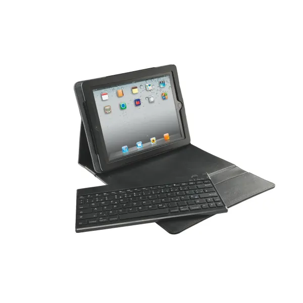 iPadschutzhülle Leitz Complete 6385 - 206 x 35 x 262 mm schwarz mit Tastatur und Standfunktion synthetisches Leder