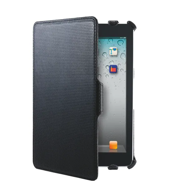 iPadschutzhülle Leitz Complete 6387 - 140 x 13 x 201 mm iPad-Mini schwarz mit Standfunktion gummiertes Smart Grip Material