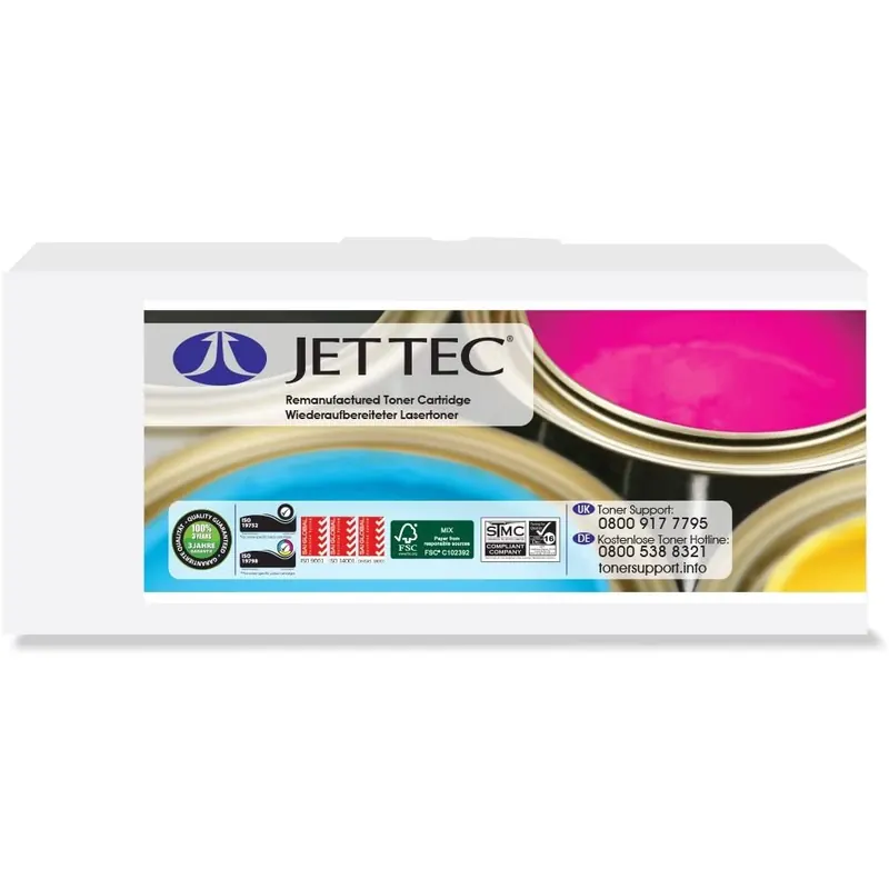 Jet Tec Q2671A HP In England hergestellter Wiederaufbereiteter Lasertoner, cyan