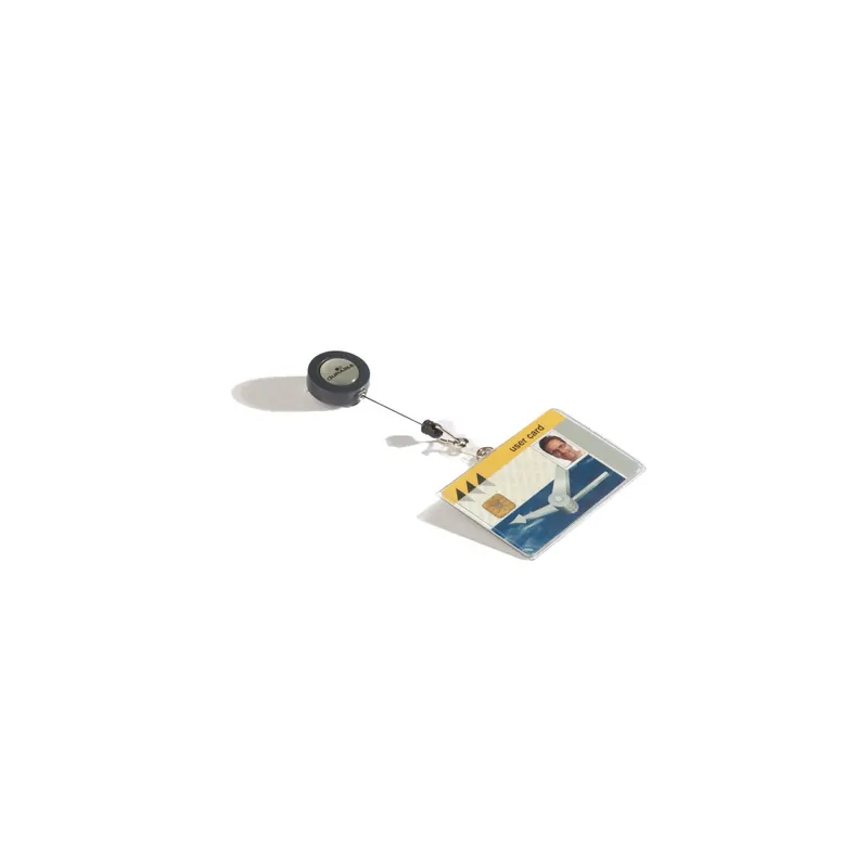 Jojo Durable 8016 - 80 cm transparent mit Ausweishalter 54 x 85 mm Pckg/10