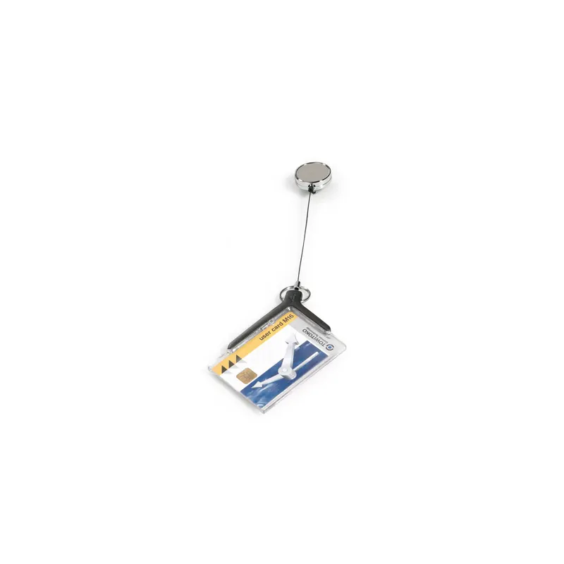 Jojo Durable 8307 - 80 cm chrom mit Ausweishalter 54 x 85 mm Pckg/10