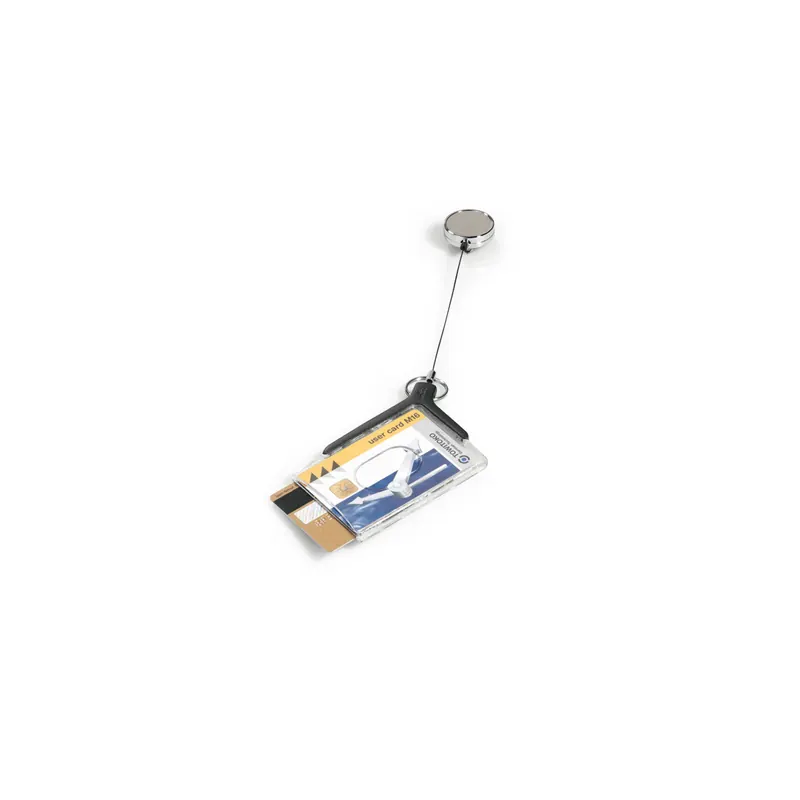 Jojo Durable 8308 - 80 cm chrom mit Ausweishalter 54 x 85 mm Pckg/10