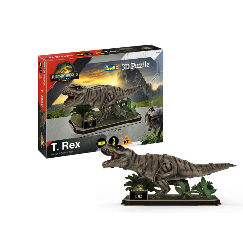 Jurassic World Rebirth-T.Rex Revell 3D Puzzle, 00246