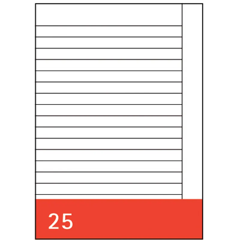 Kanzleipapier Staufen Recycling green paper 734063525 - A3/A4 gefalzt Lineatur25 10 mm mit Rand liniert Blauer Engel 80 g/qm² Pckg/250