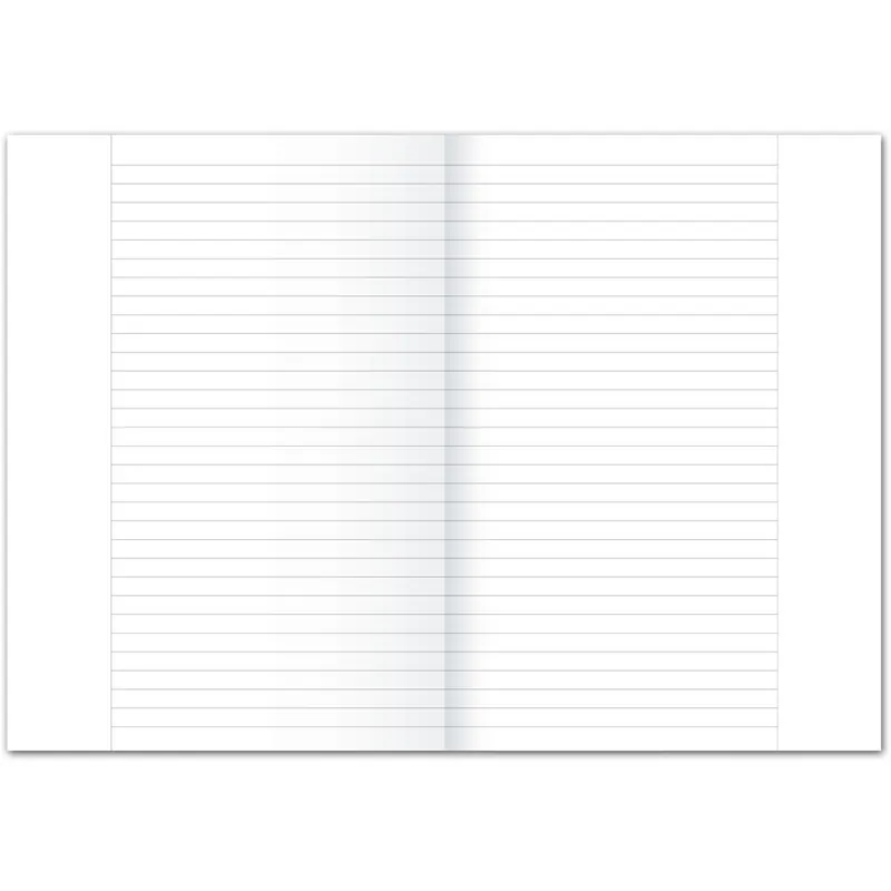 Kanzleipapier Staufen Style 608471010 - A3/A4 gefalzt Lineatur25 10 mm mit Rand liniert klimaneutral extraweißes Qualitätspapier 80 g/qm² Pckg/250