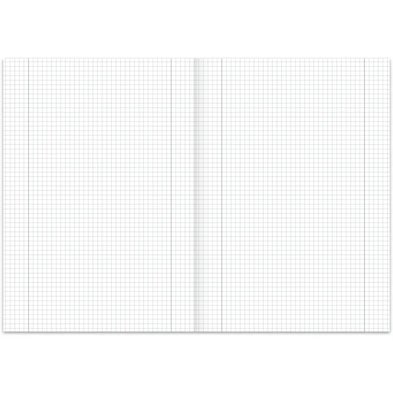 Kanzleipapier Staufen Style 608471028 - A3/A4 gefalzt Lineatur28 5 x 5 mm mit Doppelrand kariert klimaneutral extraweißes Qualitätspapier 80 g/qm² Pckg/250
