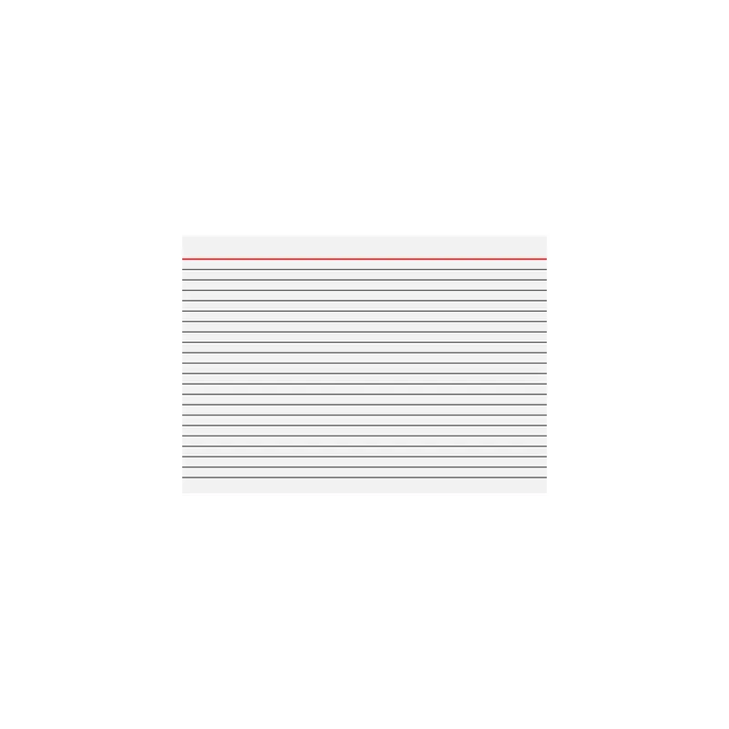 Karteikarte Brunnen 22501 - A5 148 x 210 mm weiß liniert Pckg/100