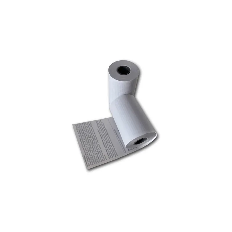 Kassenrolle Heipa 56157-10759 - 57 mm x 40 m x 12 mm 18 m weiß mit Rückseitendruck SEPA Lastschrifttext 48 g/m² Thermopapier  Pckg/50
