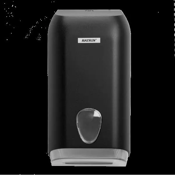Katrin Inclusive Einzelblatt Toilettenpapierspender schwarz