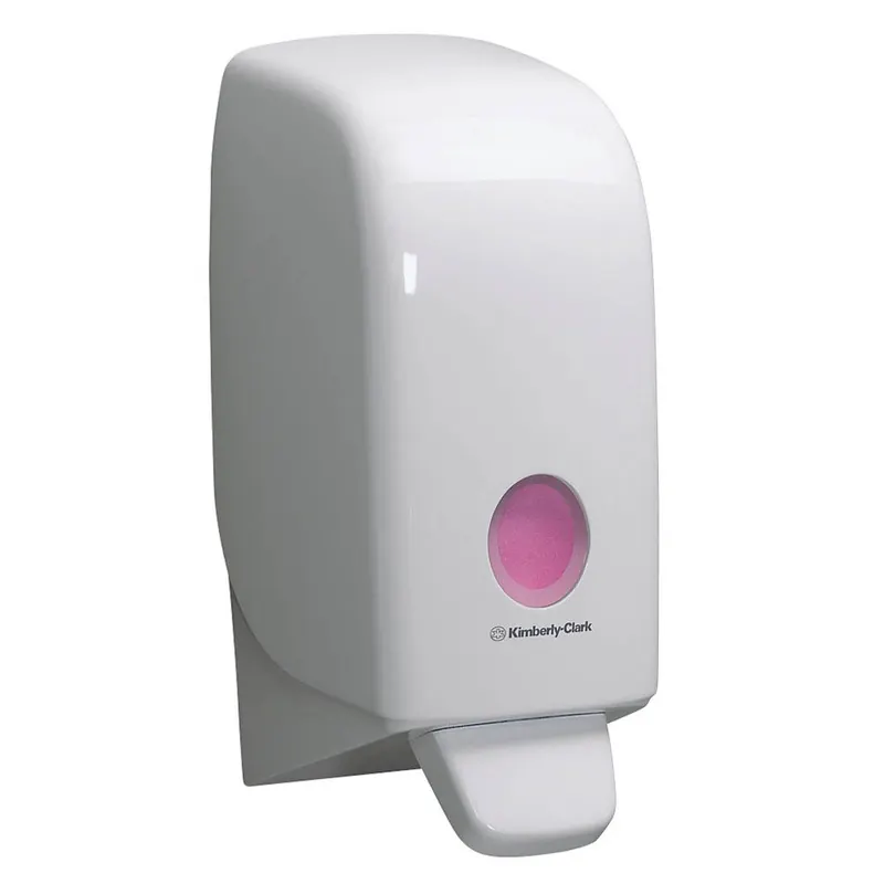 Kimberly-Clark Professional Aquarius wandmontierter Seifenspender für Handseife, Kompatibel mit 1 L Seifenkartuschen (separat erhältlich), Weiß, 6948