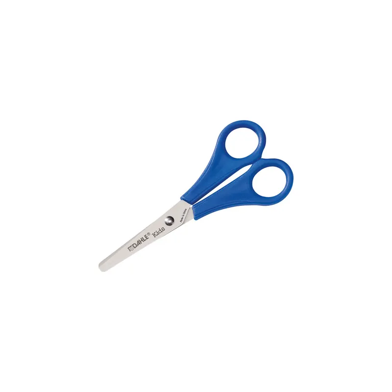 Kinderschere Dahle KIDS 54626 - 5 Zoll 130 mm blau abgerundet Kunststoffgriff Rechtshänder