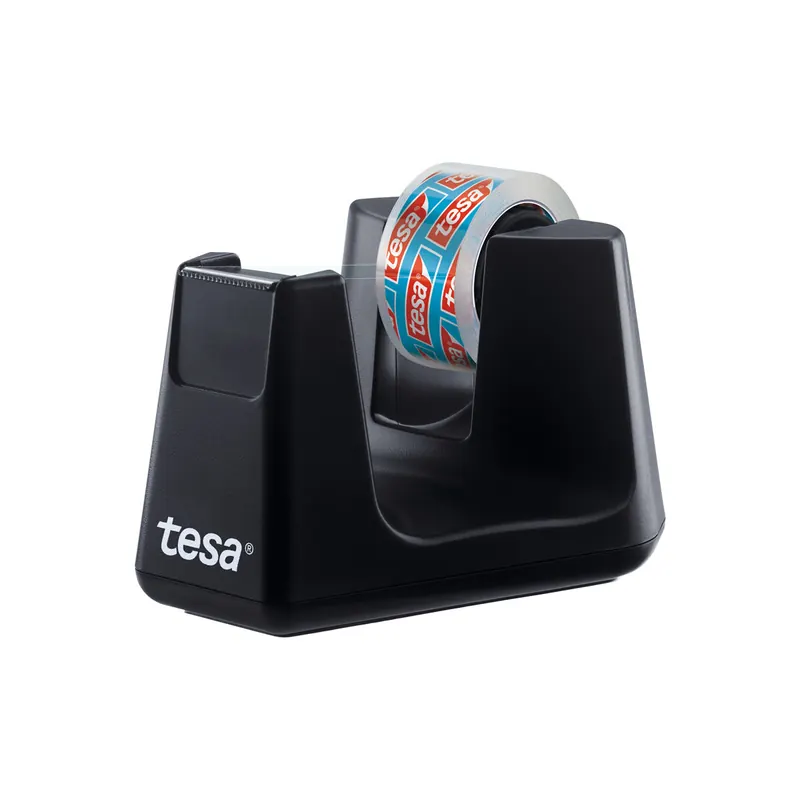 Klebefilm Tischabroller tesa Easy Cut Smart 53903 - bis 19 mm x 33 m schwarz inkl. 1 Rolle Set