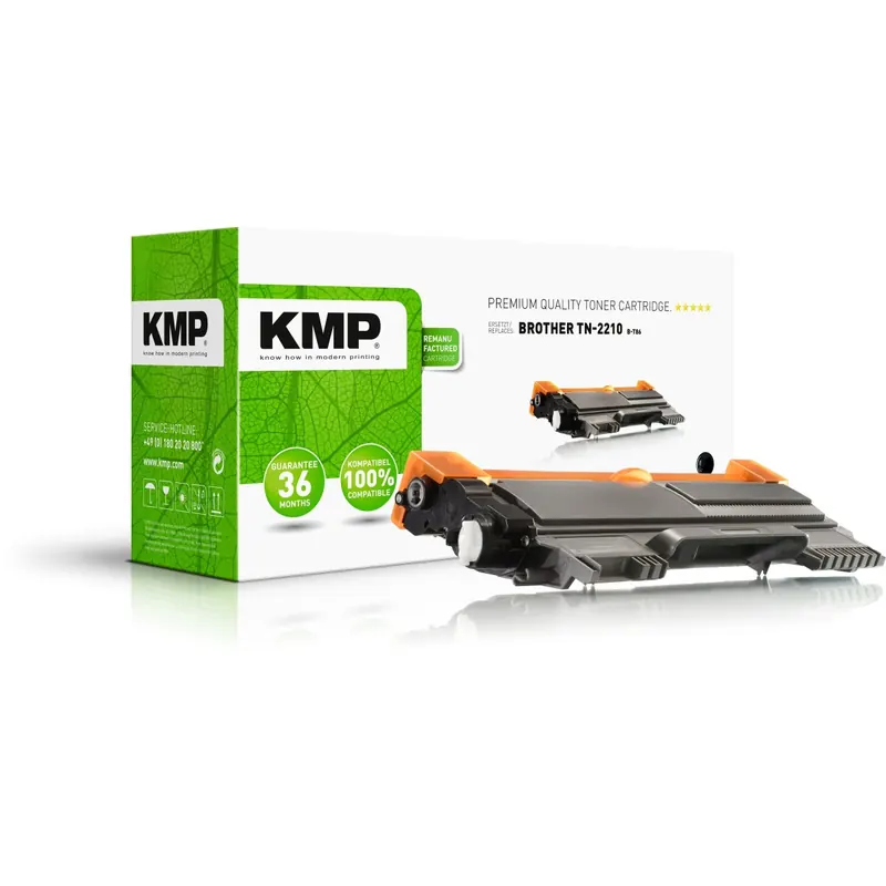 KMP B-T86 schwarz Tonerkartusche ersetzt Brother TN-2210