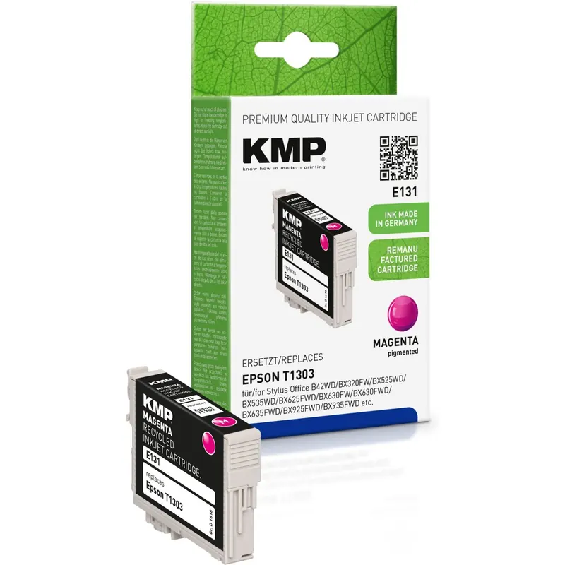 KMP E131 magenta Tintenpatrone ersetzt Epson Stylus T1303