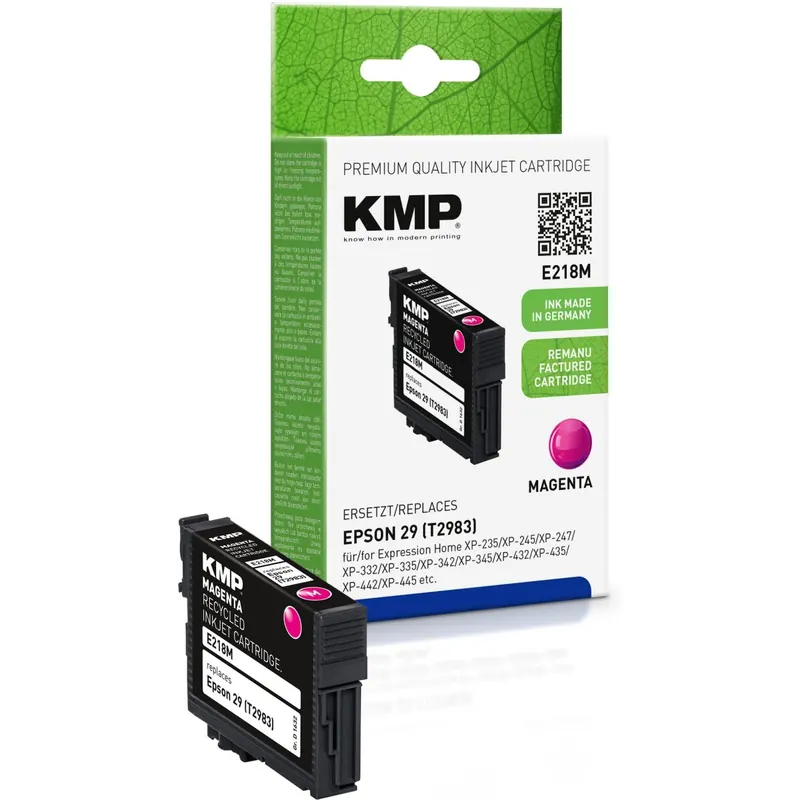 KMP E218M magenta Tintenpatrone ersetzt Epson Expression Home 29 (T2983)