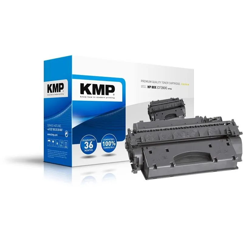 KMP H-T164 schwarz Tonerkartusche ersetzt HP LaserJet Pro HP 80X (CF280X)